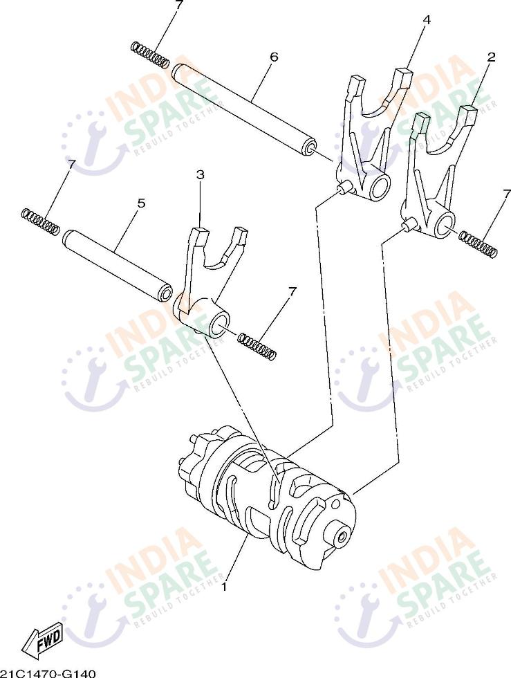 SHIFT CAM FORK